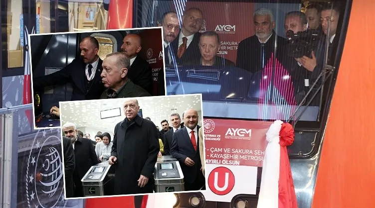 Başakşehir-Kayaşehir metrosu hizmete açıldı: Başkan Erdoğan ilk sürüşü gerçekleştirdi