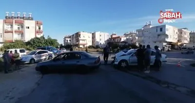 Manavgat’ta otomobiller kafa kafaya çarpıştı: 8 yaralı | Video