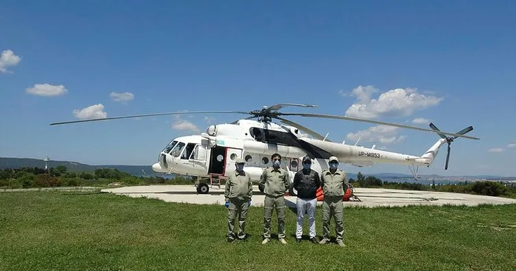 Yangın söndürme helikopteri Çanakkale’de göreve başladı