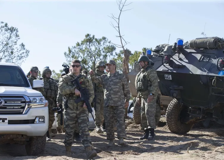 Son Dakika Haberi: Zeytin Dalı Harekatı'nın komutanı Korgeneral Temel, Burseya Dağı'nda