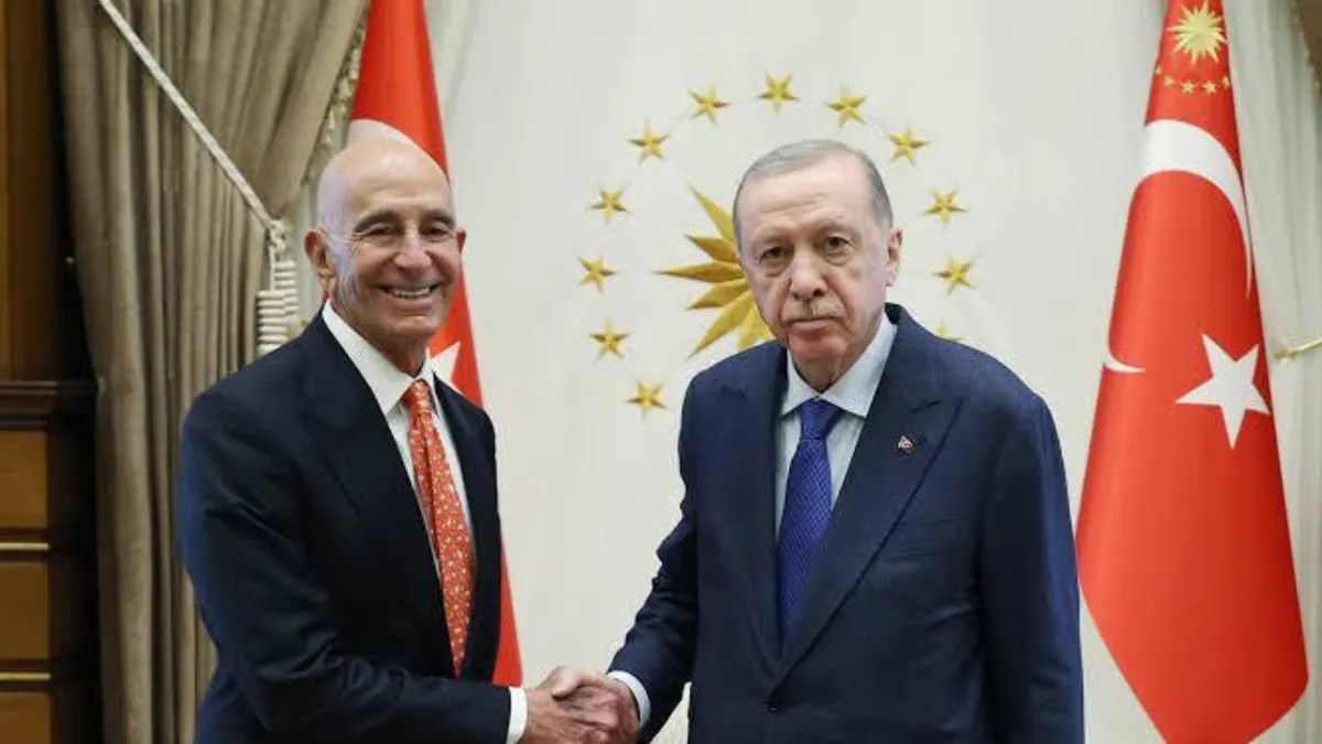 ABD Ankara Büyükelçisi Tom Barrack: “Türkiye iddialı bir bölgesel etki sağladığını gösteriyor” ABD Ankara Büyükelçisi Tom Barrack: “Türkiye iddialı bir bölgesel etki sağladığını gösteriyor”