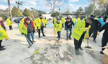 AK Parti Gençlik Kolları, afetzedelerle