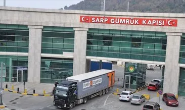 Sarp sınır kapısı üzerinden ihracatta rekor