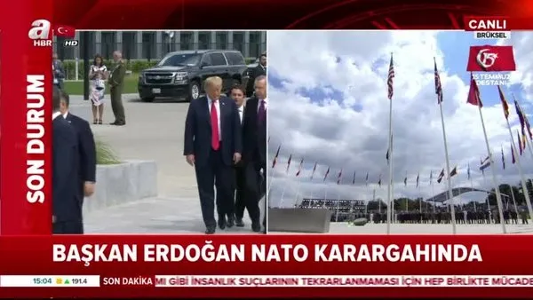 Başkan Erdoğan NATO Karargahında!