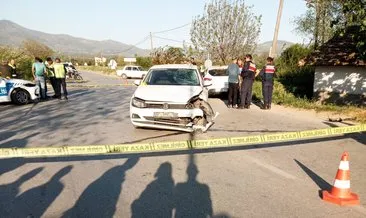 Polisten kaçan motosiklete otomobil çarptı: 1 ölü, 2 yaralı