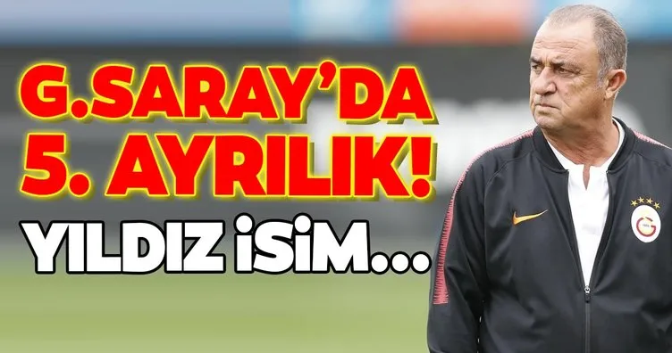 Transferde son dakika: Galatasaray’da 5. ayrılık!