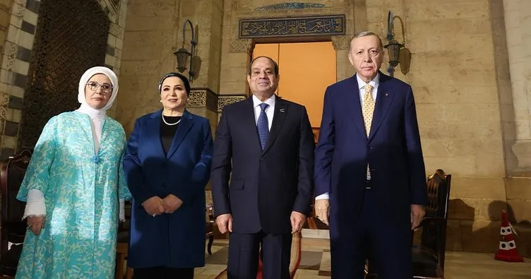 Başkan Erdoğan’dan Mısır’da İmam Şafii Türbesi ziyareti
