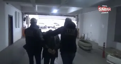 Hain elebaşının pankartını asan şüpheli tutuklandı | Video