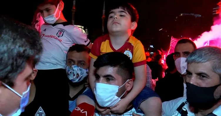 Galatasaraylı yeğenini Beşiktaşlı olsun diye kutlamalara getirdi