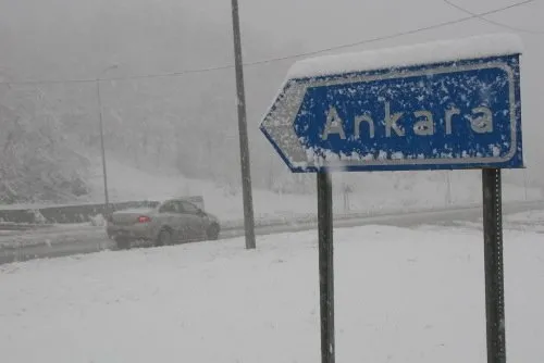 Bolu Dağı beyaza büründü