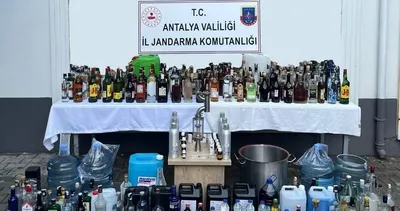 Antalya’da sahte alkol operasyonu