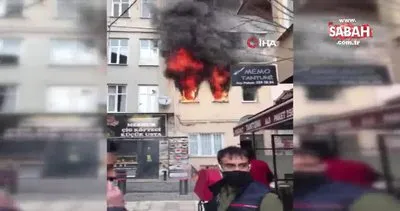 Ortaköy’de feci yangın: Makineye bağlı KOAH hastası yaşlı adam kurtarılamadı | Video