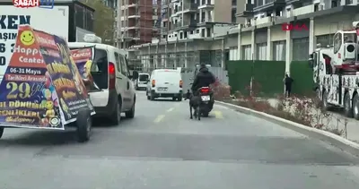 Motosiklete bağladığı köpeği metrelerce koşturdu! 8 bin 678 lira ceza kesildi