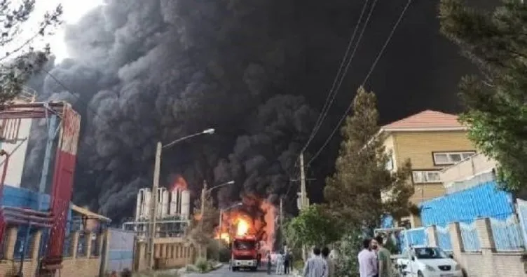 İran’da kimya fabrikasında yangın