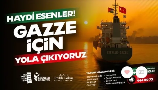 Esenler Belediyesi Yardım Gemisi