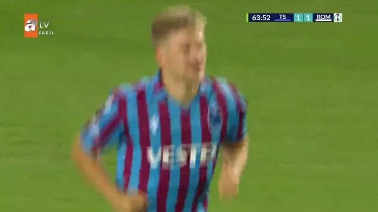 Trabzonspor Cornelius'un golüyle beraberliği yakaladı!