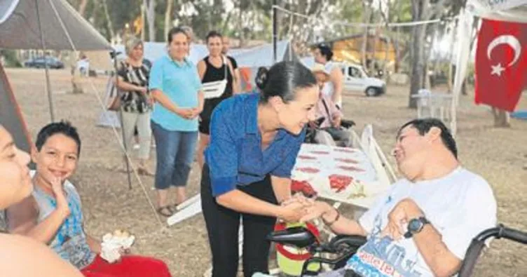 Engelsiz kamp neşe içinde geçti