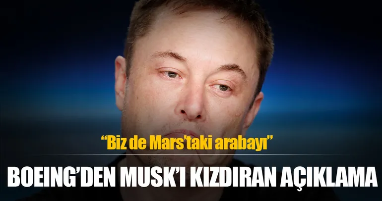 Boeing’den Elon Musk’a gönderme