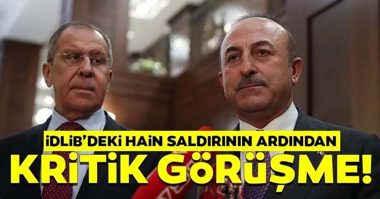 Son dakika: Bakan Çavuşoğlu’ndan kritik görüşme