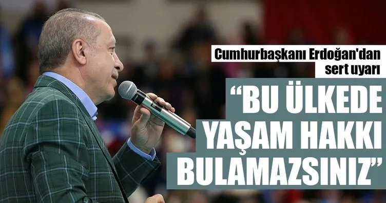 Cumhurbaşkanı Erdoğan:  Bize kur savaşı ilan ettiler. Ne ilan ederseniz edin, avucunuzu yalarsınız