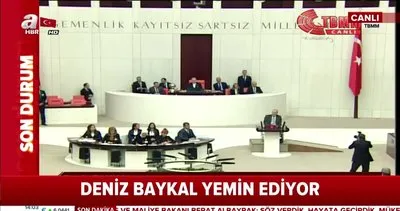 CHP Antalya Milletvekili Deniz Baykal TBMM’de yemin etti