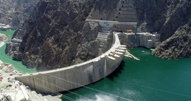 Yusufeli Barajı'nda test için son 6 metre