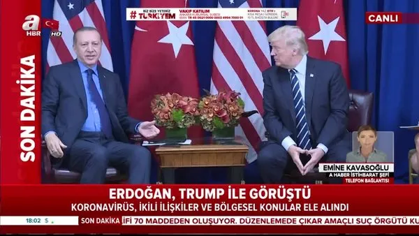 Başkan Erdoğan, Trump ile görüştü | Video