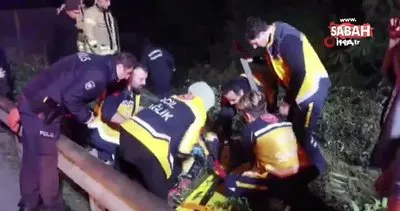 TEM otoyolunda kaza: 2 yaralı | Video