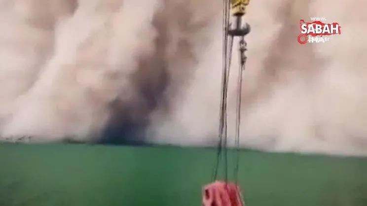 Mısır'ı kum fırtınası vurdu: 1 ölü, 5 yaralı | Video
