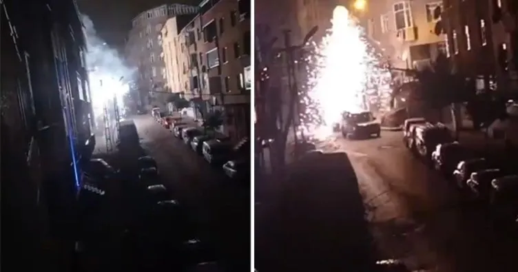 Elektrik kablolarında art arda patlama! Kıvılcımlar sokağa yayıldı