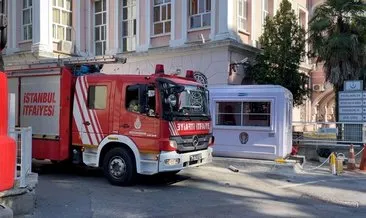 Baltalimanı Kemik Hastanesi'nde çıkan yangın korkuttu #istanbul