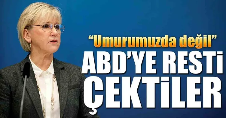 İsveç’ten ABD’ye görülmemiş rest