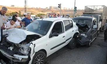 Gaziantep’te zincirleme kaza: 1’i ağır, 5 yaralı!