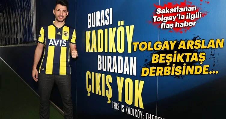 Son dakika! Tolgay Arslan Beşiktaş derbisinde...