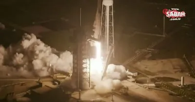 Dragon uzay aracını taşıyan Falcon-9 roketi başarıyla fırlatıldı | Video