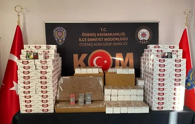 İzmir’de binlerce makaron ele geçirildi