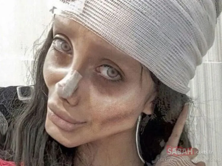 Angelina Jolie’ye benzettiği makyajıyla fenomene dönüşen İranlı Sahar Tabar pişmanlığını açıkladı!