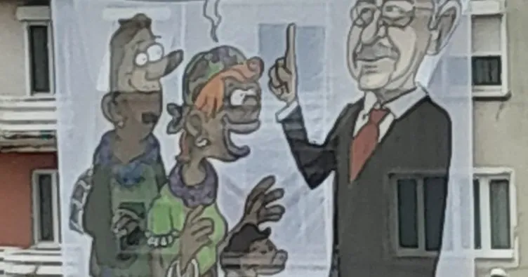 AK Partili Bekle’den CHP’nin Menemen’de açtığı Roman karikatürüne tepki