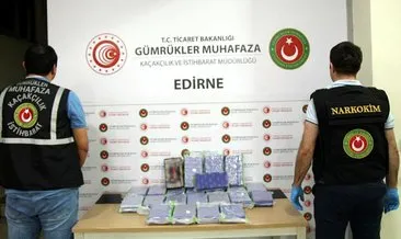İzmir'de 6,1 ton kaçak tütün, Kapıkule'de 28 kilo kokain ele geçirildi #edirne