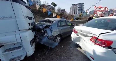 Samsun’da zincirleme trafik kazası: 1’i polis 3 yaralı | Video