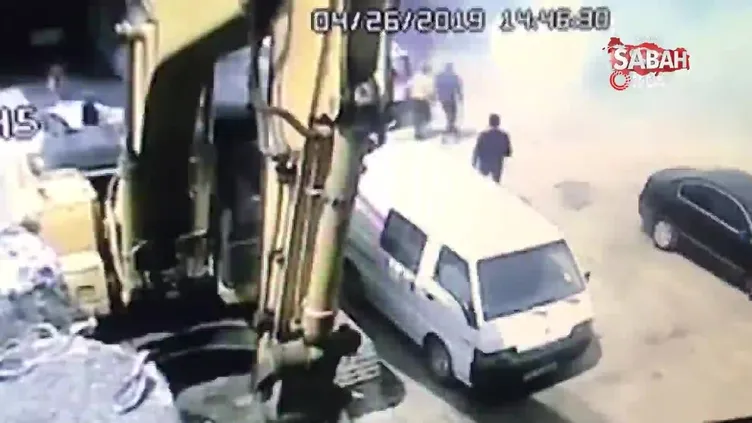 Bursa'daki patlama anı kamerada