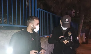 Kapıdan çıkması yasakken parkta yakalandı