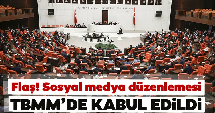 Son dakika: Sosyal medya düzenlemesi kabul edildi! Sosyal medya düzenlemesinde neler var?