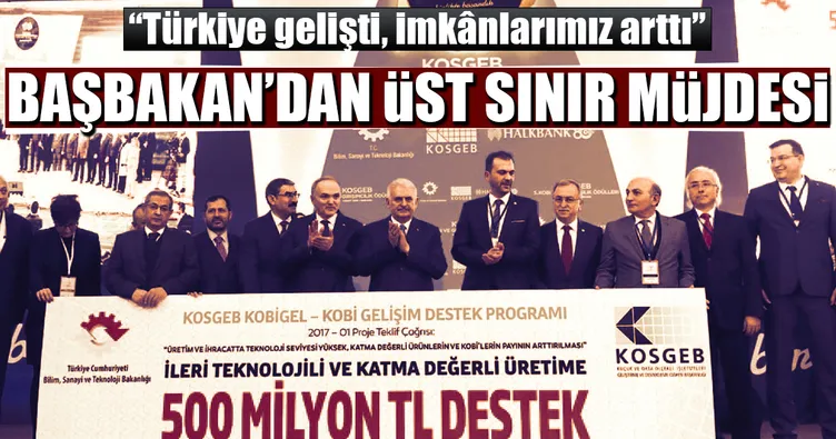 KOBİ’lere üst sınır müjdesi