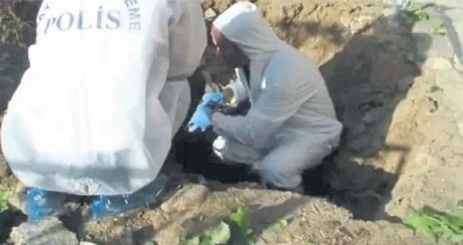 Kemikleri bulan polisler şaşkınlığını gizleyemedi