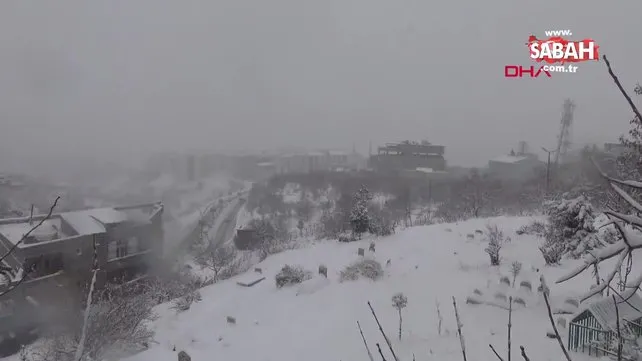 Şırnak'ı, Hakkari ve Siirt'te bağlayan yollar kardan kapandı | Video