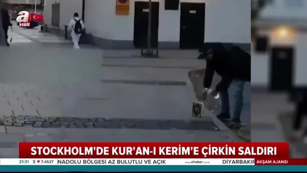 İsveç'te Kur'an-ı Kerim'e çirkin saldırı! | Video