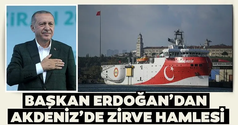 Erdoğan’dan Akdeniz’de zirve hamlesi
