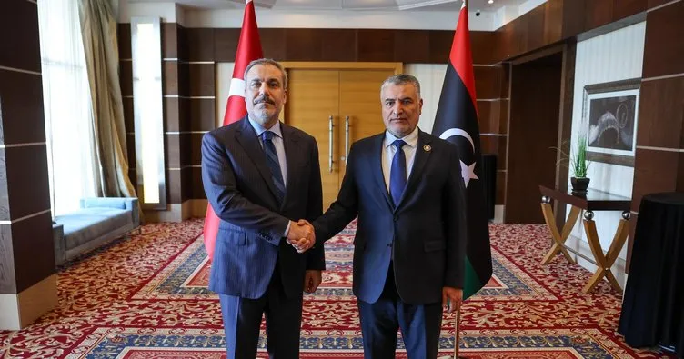 Bakan Fidan, Libya Yüksek Devlet Konseyi Başkanı Takala ile görüştü