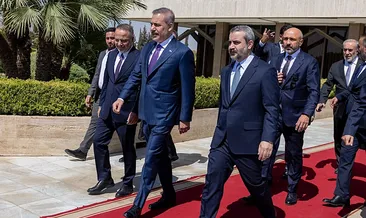 Bakan Fidan Suriye’nin başkenti Şam’a geldi